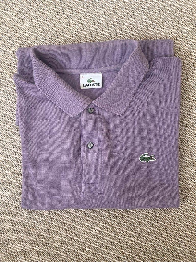 Lacoste Polo Maat 7 lila, Lacoste, Paars, Maat 56/58 (XL), Ophalen of Verzenden