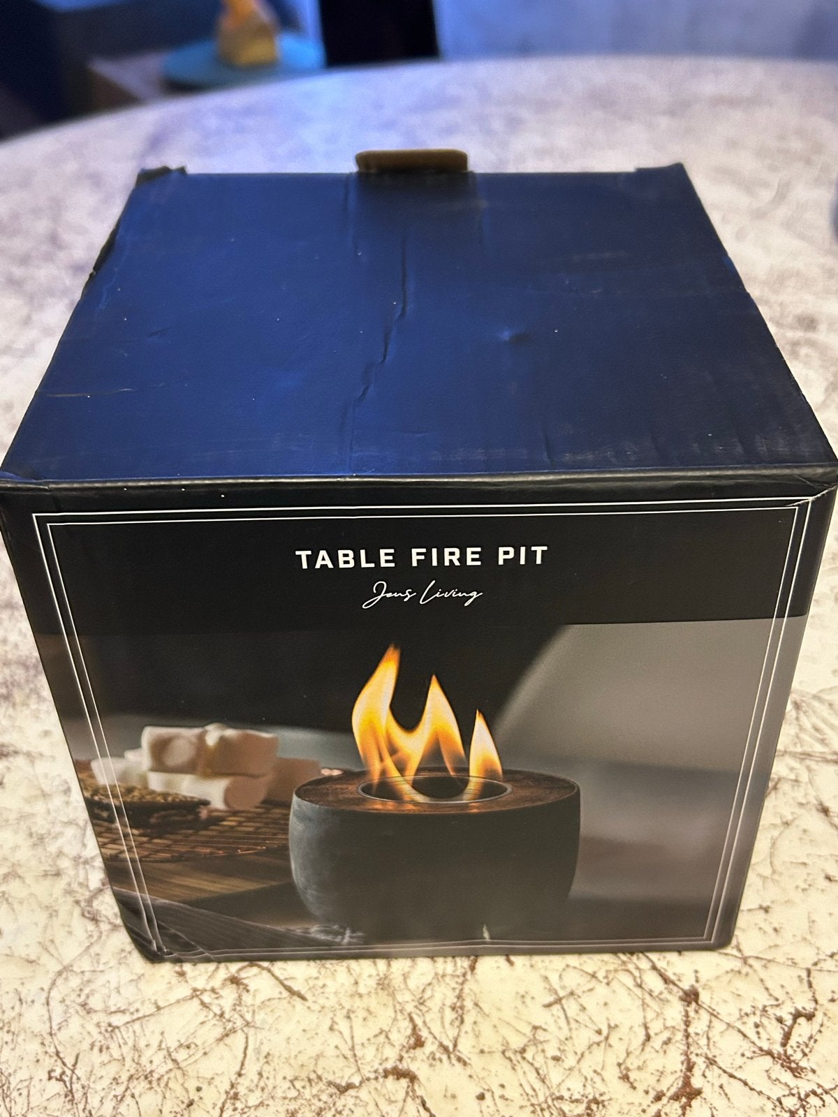 Jens Living Table Fire Pit 2 stuks- Bio-ethanol Sfeerhaard, Ophalen of Verzenden, Zo goed als nieuw, Vuurkorf