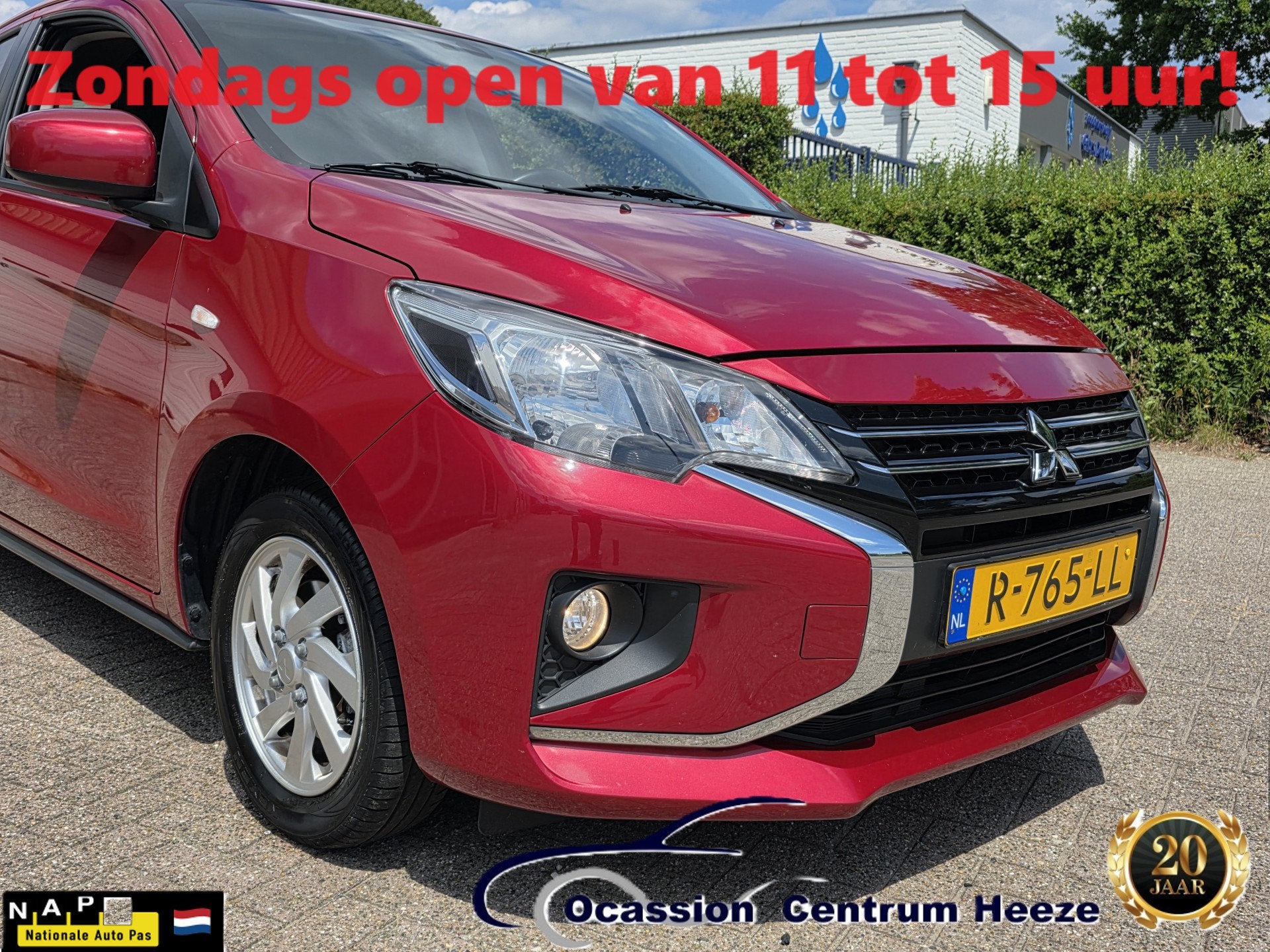 Mitsubishi Space Star 1.2 Dynamic AUTOMAAT! Clima! Lm Velgen, Stof, Gebruikt, Origineel Nederlands, Bedrijf