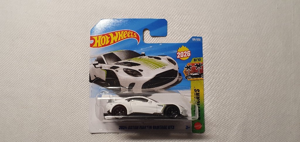 Hot wheels 2024 Aston Martin Vantage GT3 wit, Ophalen of Verzenden, Nieuw, Auto