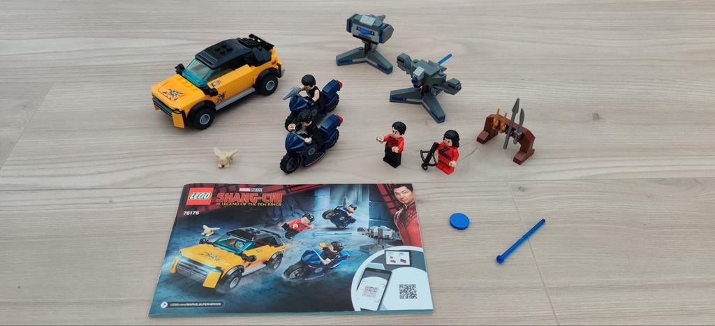 76176 - Escape from the Ten Rings, Compleet, Marvel, Lego, Ophalen of Verzenden