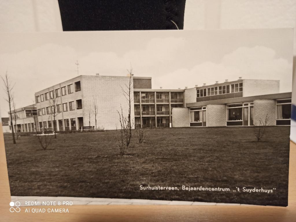 oude ansicht kaart Surhuisterveen, Verzamelen, Ansichtkaarten | Nederland, Ophalen of Verzenden, 1960 tot 1980, Ongelopen, Friesland