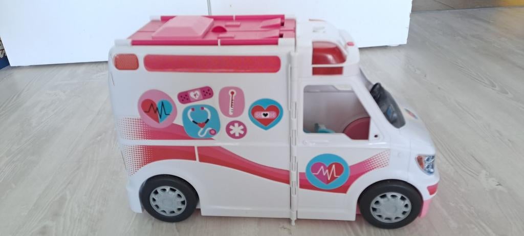 Barbie ambulance, Ophalen of Verzenden, Gebruikt