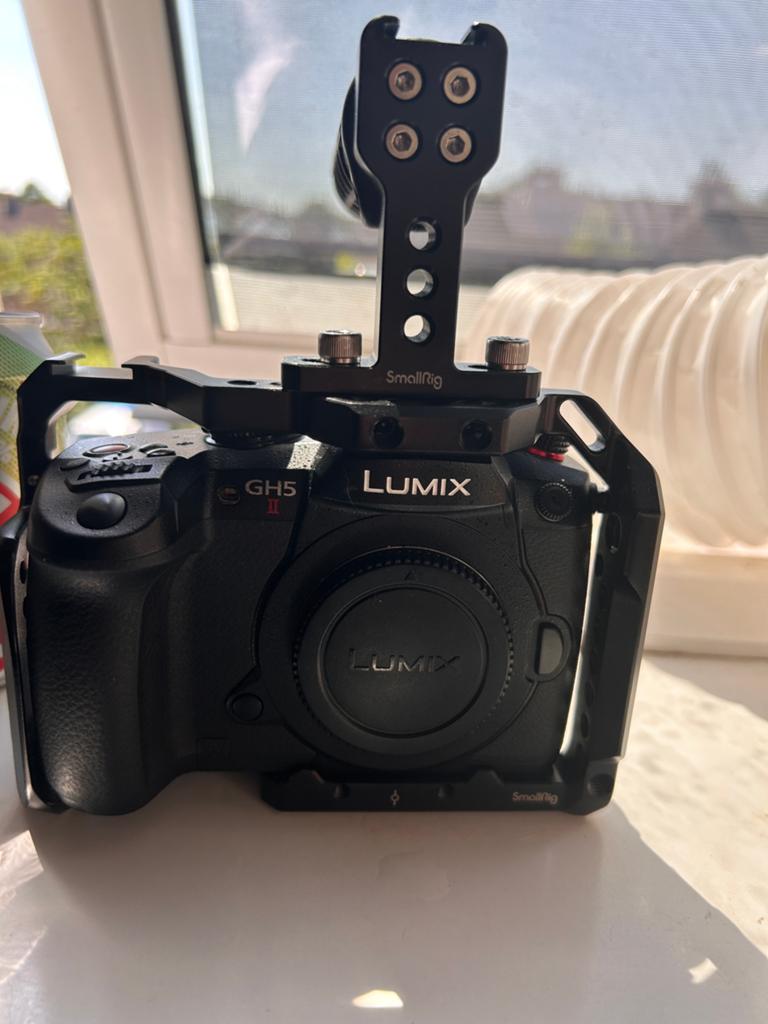 Panasonic lumix GH5 mark ii Body, Audio, Tv en Foto, Fotocamera's Digitaal, Ophalen of Verzenden, Zo goed als nieuw, Overige Merken