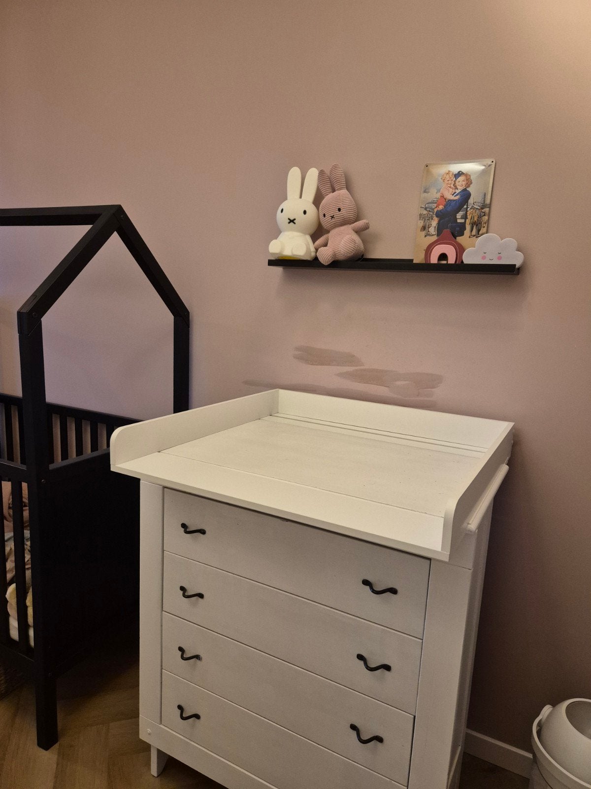 Universeel Commode Opzetstuk Wit, Gebruikt, 50 tot 70 cm, 75 tot 100 cm, Opstaande rand