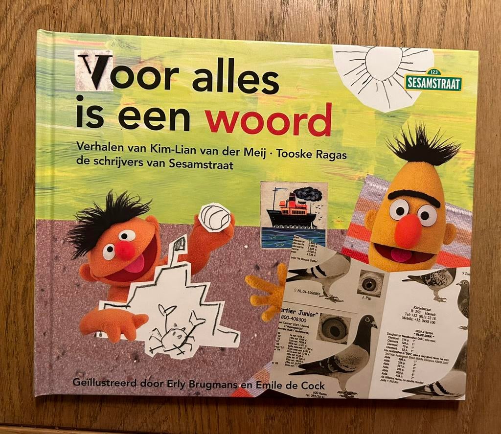 Boek sesamstraat voor alles is woord tooske ragas kim lian, Ophalen of Verzenden, Fictie algemeen