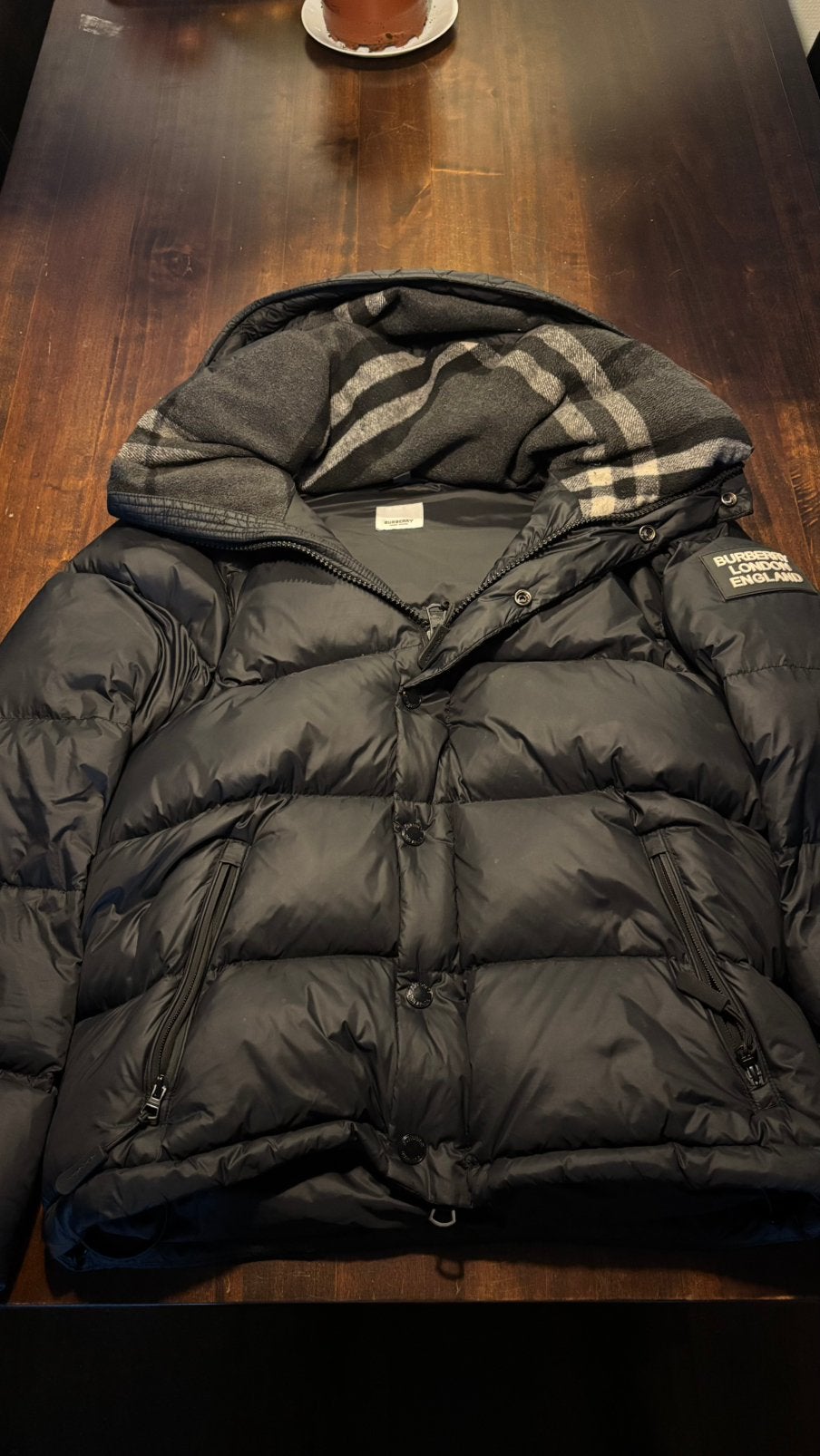 Burberry Puffer jas, Ophalen of Verzenden, Zo goed als nieuw, Maat 48/50 (M), Zwart