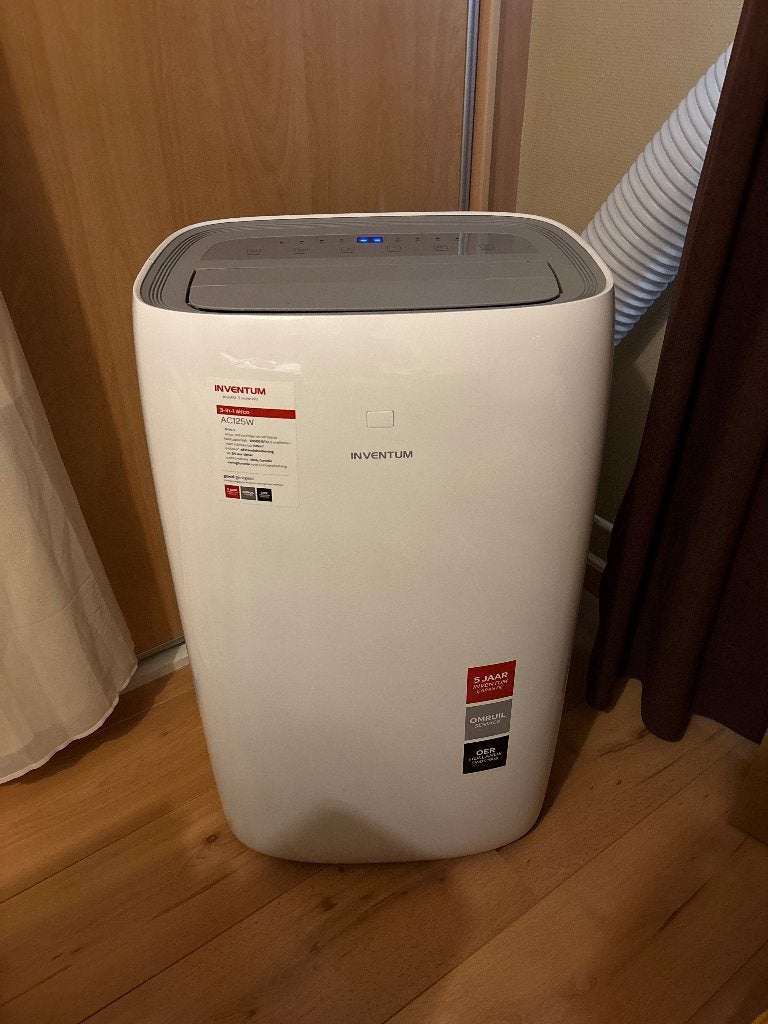Mobiele airconditioner Iventum AC125W, Ophalen, 3 snelheden of meer, Zo goed als nieuw, 100 m³ of groter