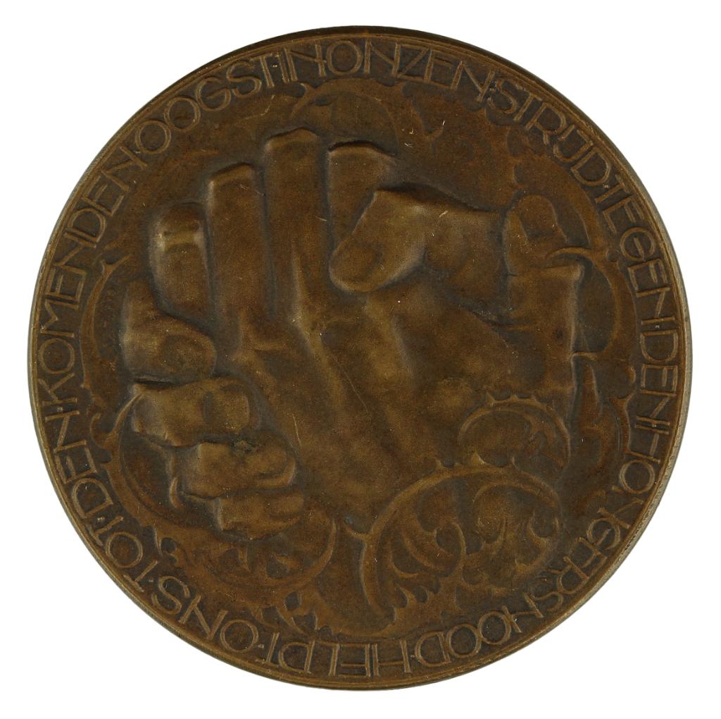 Chris van der Hoef BRONS PENNING NANSEN COMITE, Verzenden, Brons, Nederland