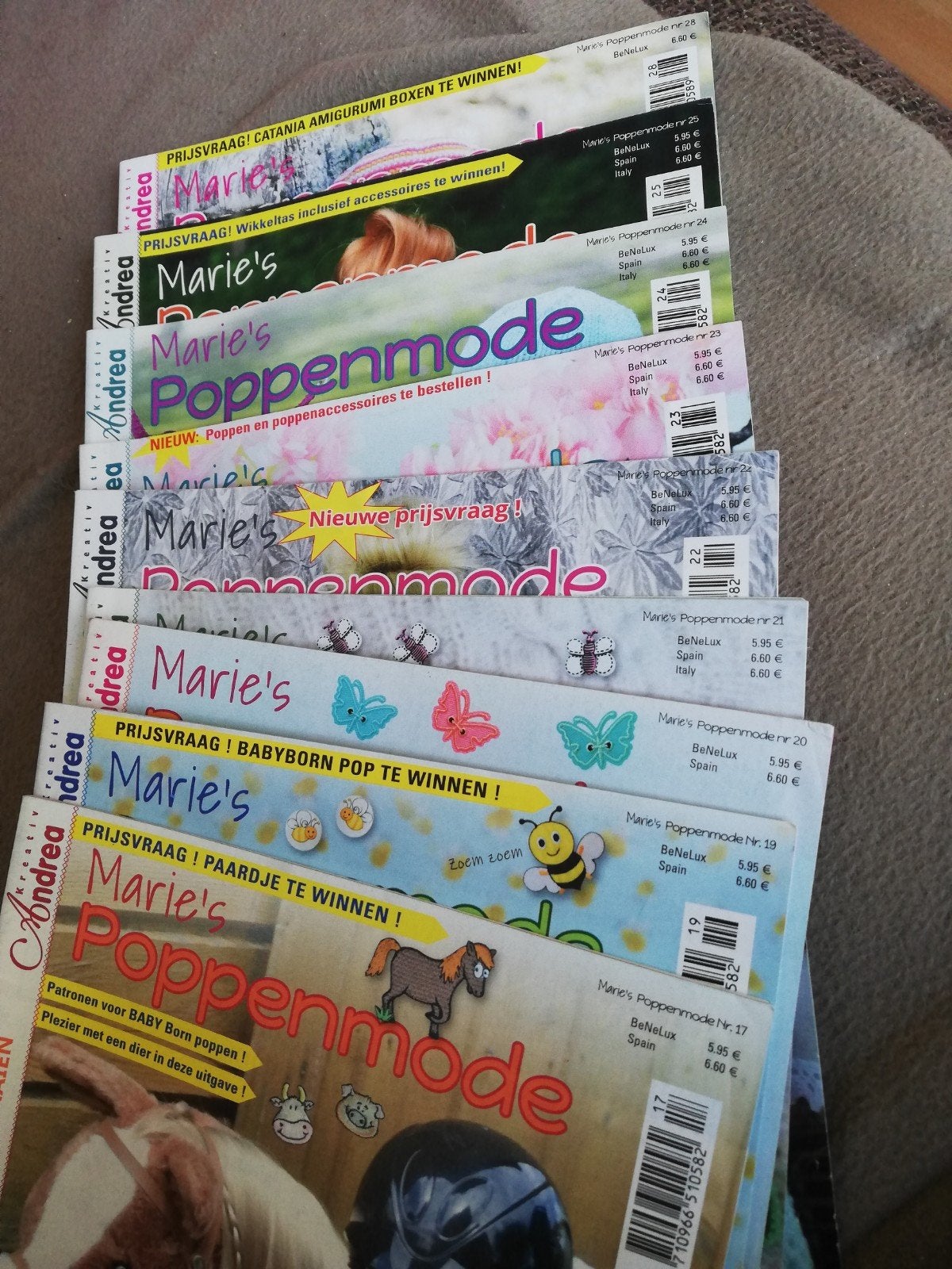 Marie's poppenmode, breien haken naaien voor poppen, Hobby en Vrije tijd, Ophalen, Zo goed als nieuw, Breien of Haken, Patroon of Boek