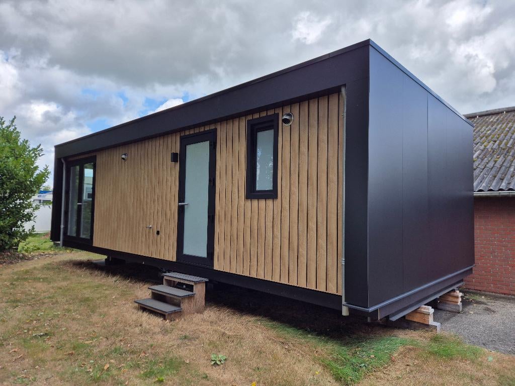 Duurzaam Chalet / mantelzorg woning 4,75x10,13 m, Caravans en Kamperen, Tot en met 2