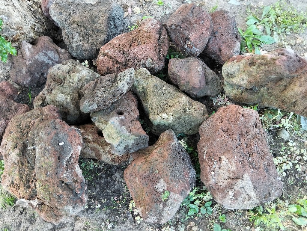 Decoratieve Lavastenen voor Tuin of Vijver, Tuin en Terras, Grind, Keien en Split, Ophalen, Gebruikt, Kei, Lava