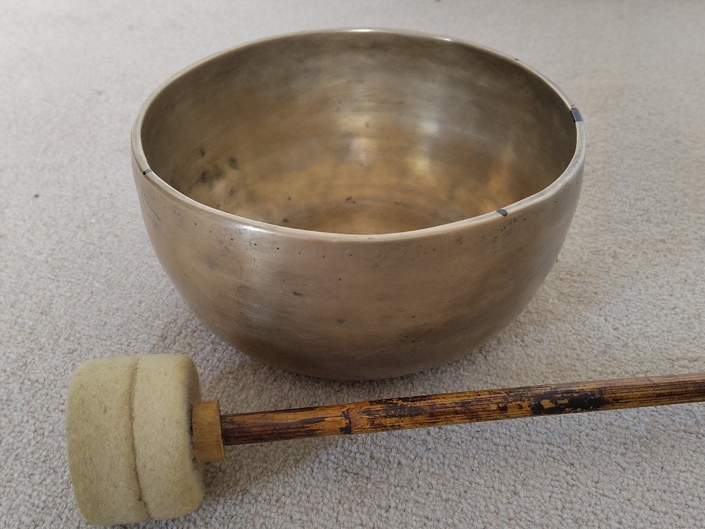 Thadobati Void Tibetaanse klankschaal G#3, Ophalen of Verzenden, Gebruikt, Melodische percussie