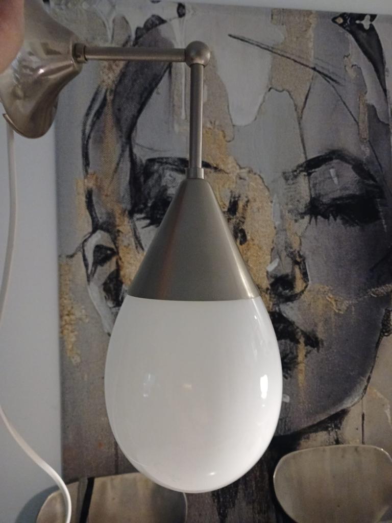 GISO druppel wandlampje Gispen, Ophalen of Verzenden, Zo goed als nieuw, Glas