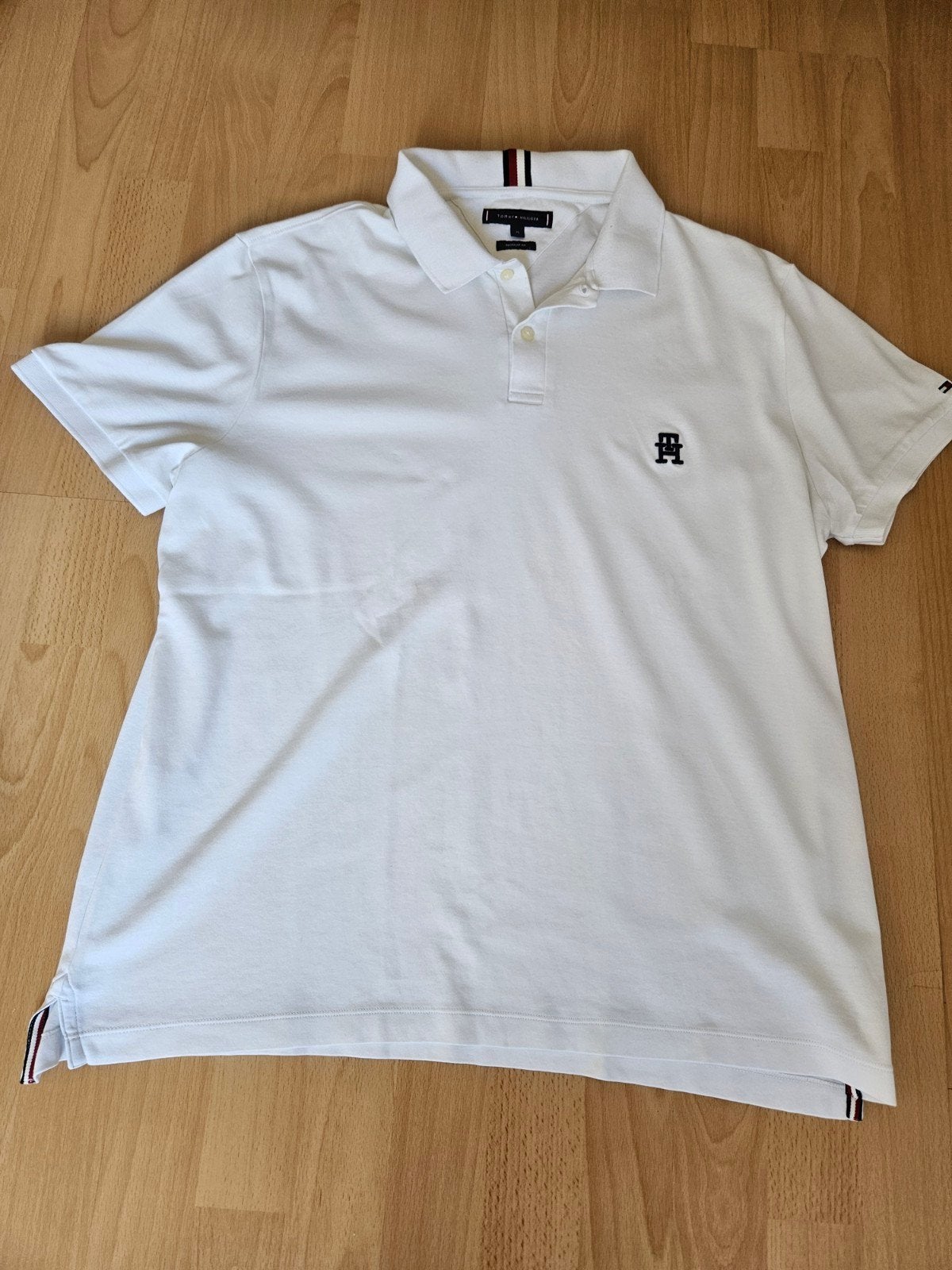 Tommy Hilfiger Polo Shirt NIEUW - Wit - Maat XL, Wit, Tommy Hilfiger, Nieuw, Overige maten