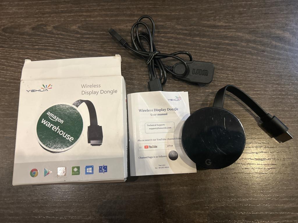Wireless Display Dongle - Chromecast Alternatief, Ophalen of Verzenden, Zo goed als nieuw, HDMI, Zonder harde schijf