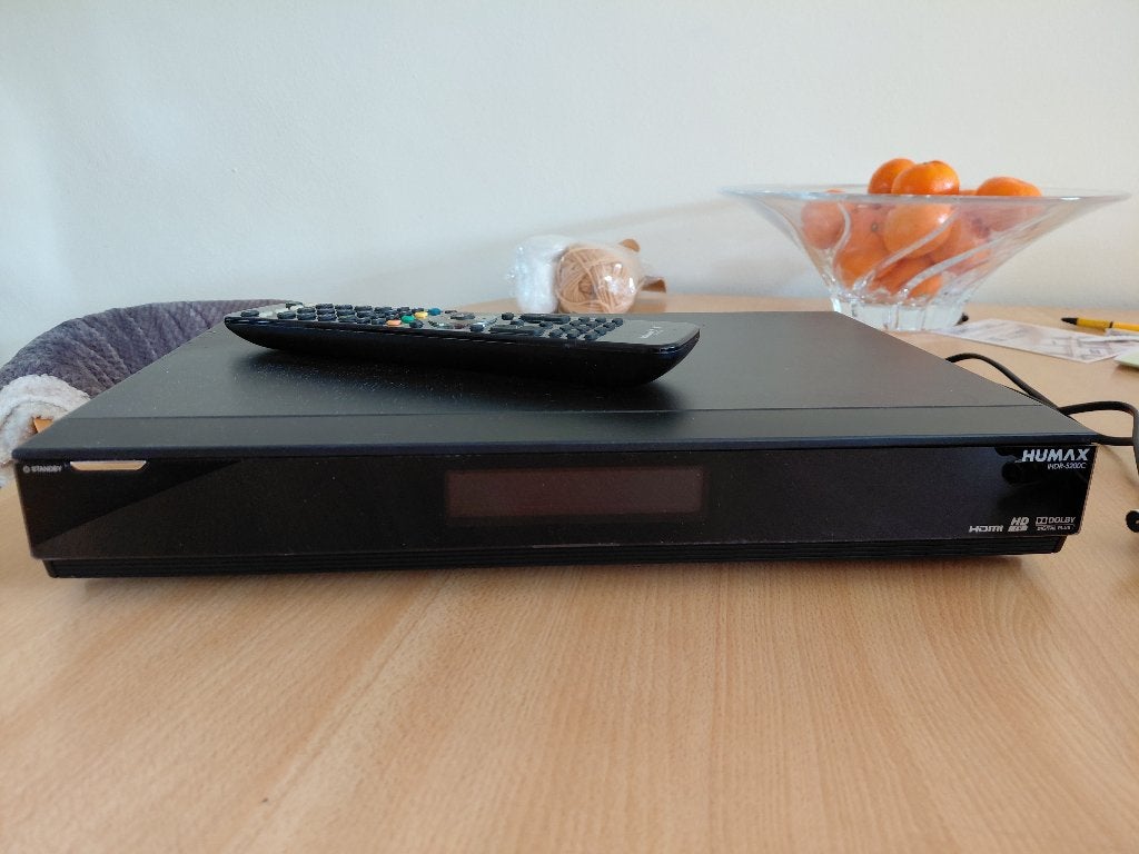 Humax iHDR-5200C recorder incl. Afstandsbediening, Ophalen of Verzenden, Gebruikt, Harddiskrecorder