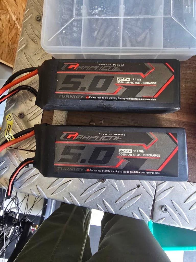 Turnigy Graphene 5.0 5000mAh 6S 45C LiPo Batterijen, Hobby en Vrije tijd, Ophalen of Verzenden, Zo goed als nieuw, Overige schalen
