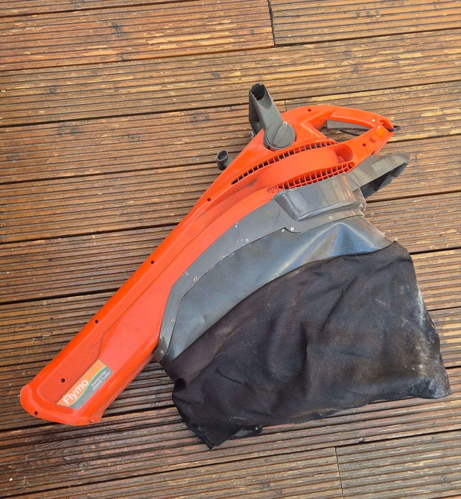Flymo bladblazer met opvangzak, Gebruikt, Handgedragen, Ophalen of Verzenden, Flymo