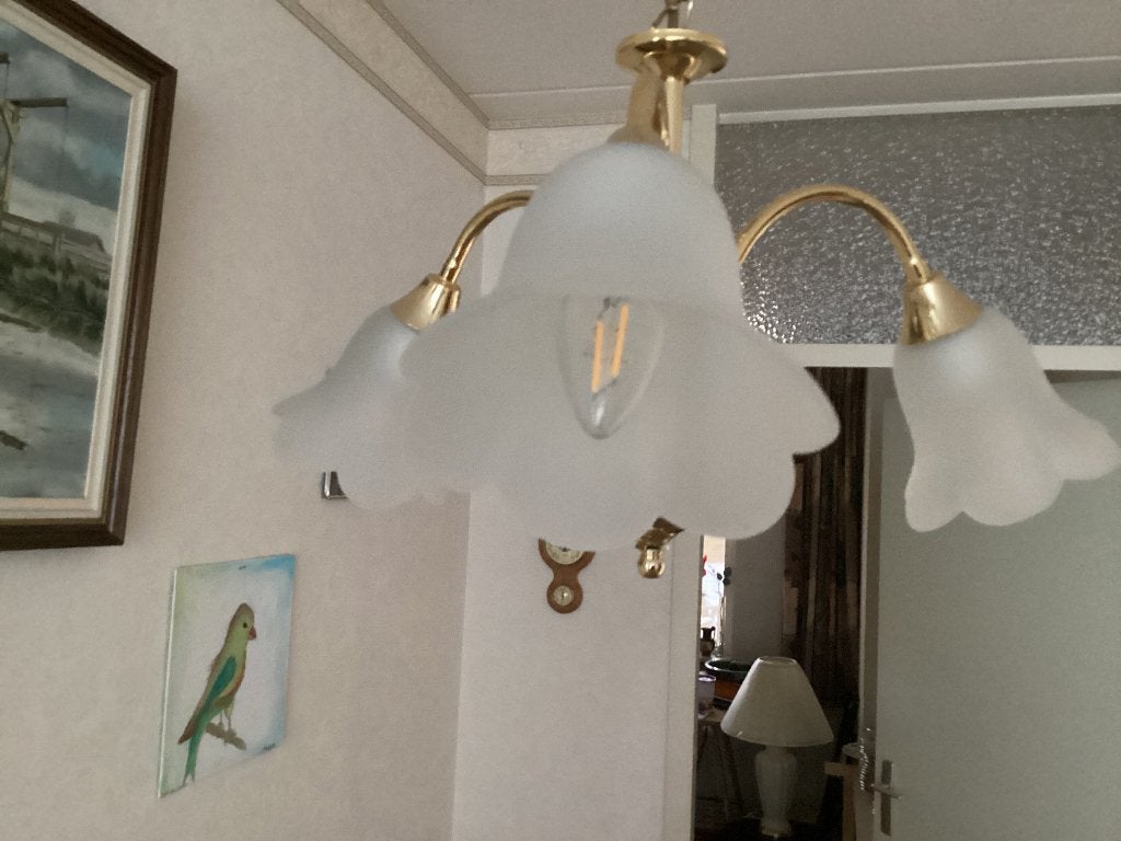 Mooie hanglamp, Ophalen, Zo goed als nieuw, Glas