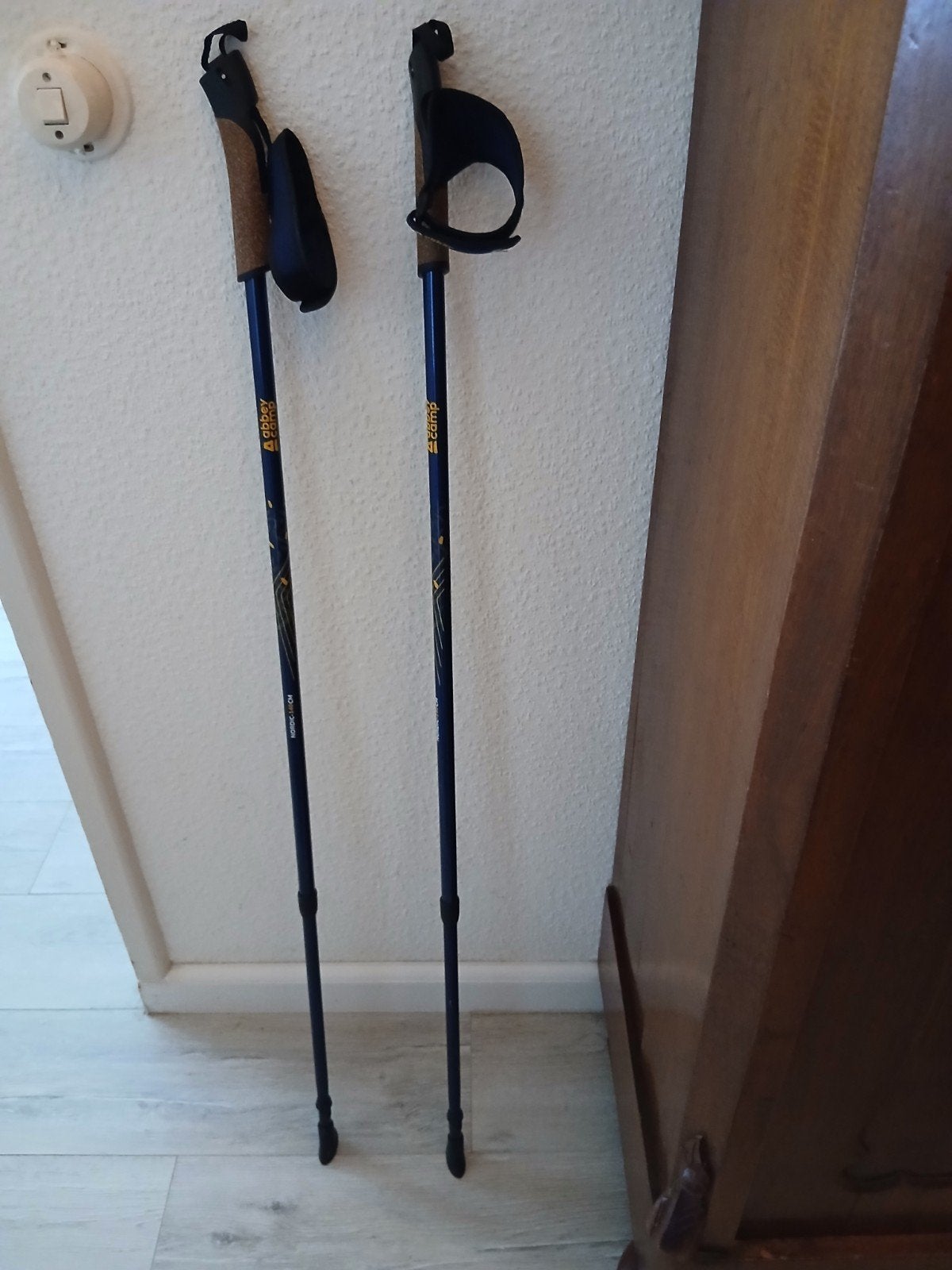 Abbey Camp Nordic Walkingstokken 140CM, Sport en Fitness, Ophalen of Verzenden, Nieuw, Wandelstok