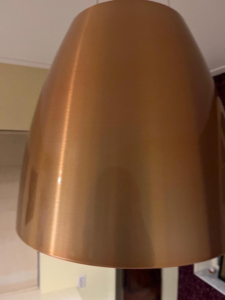 Koperkleurige hanglamp Halo Presso, Ophalen of Verzenden, Zo goed als nieuw, Rond