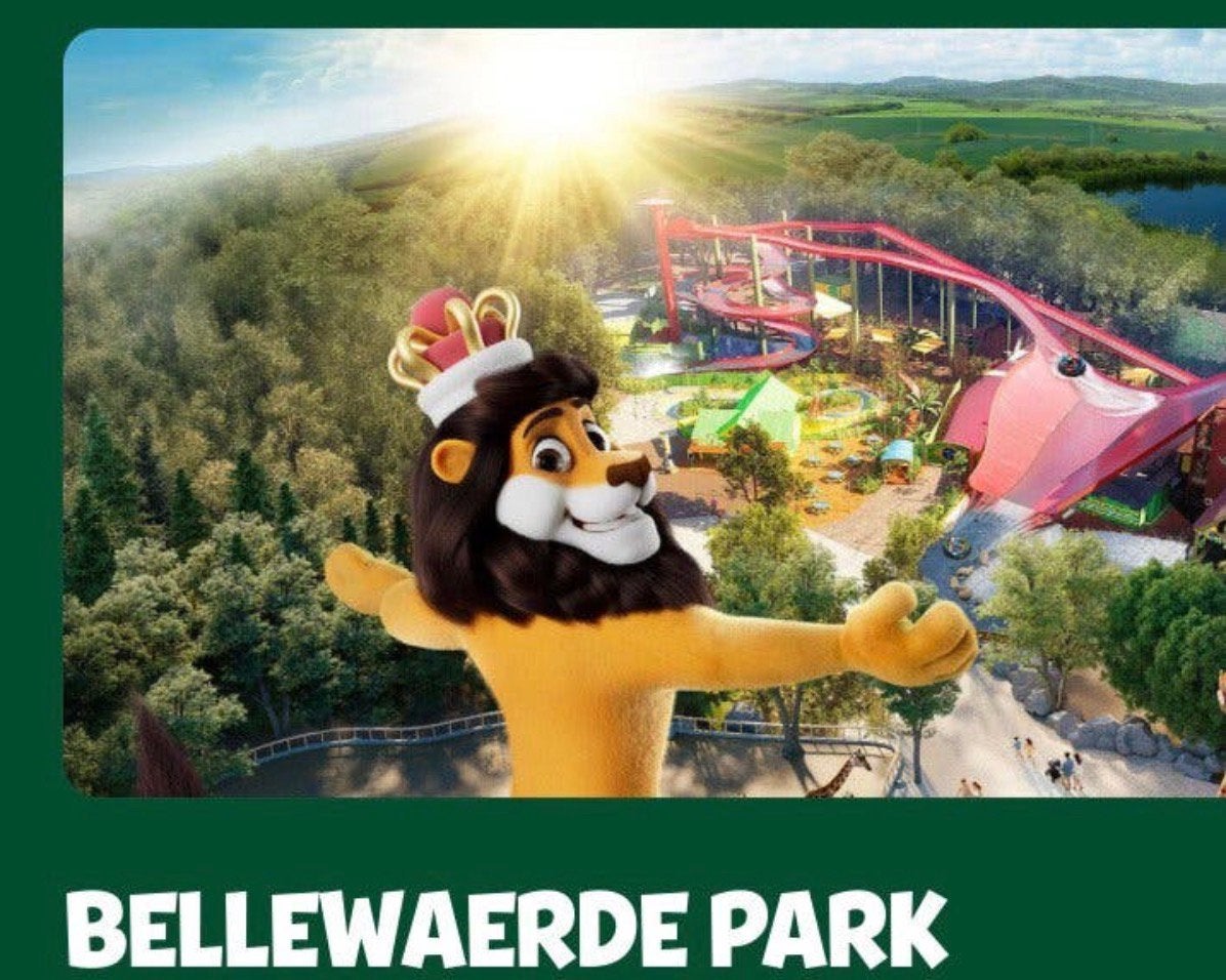 Bellewaerde Park kaartjes, Tickets en Kaartjes, Drie personen of meer, Ticket of Toegangskaart