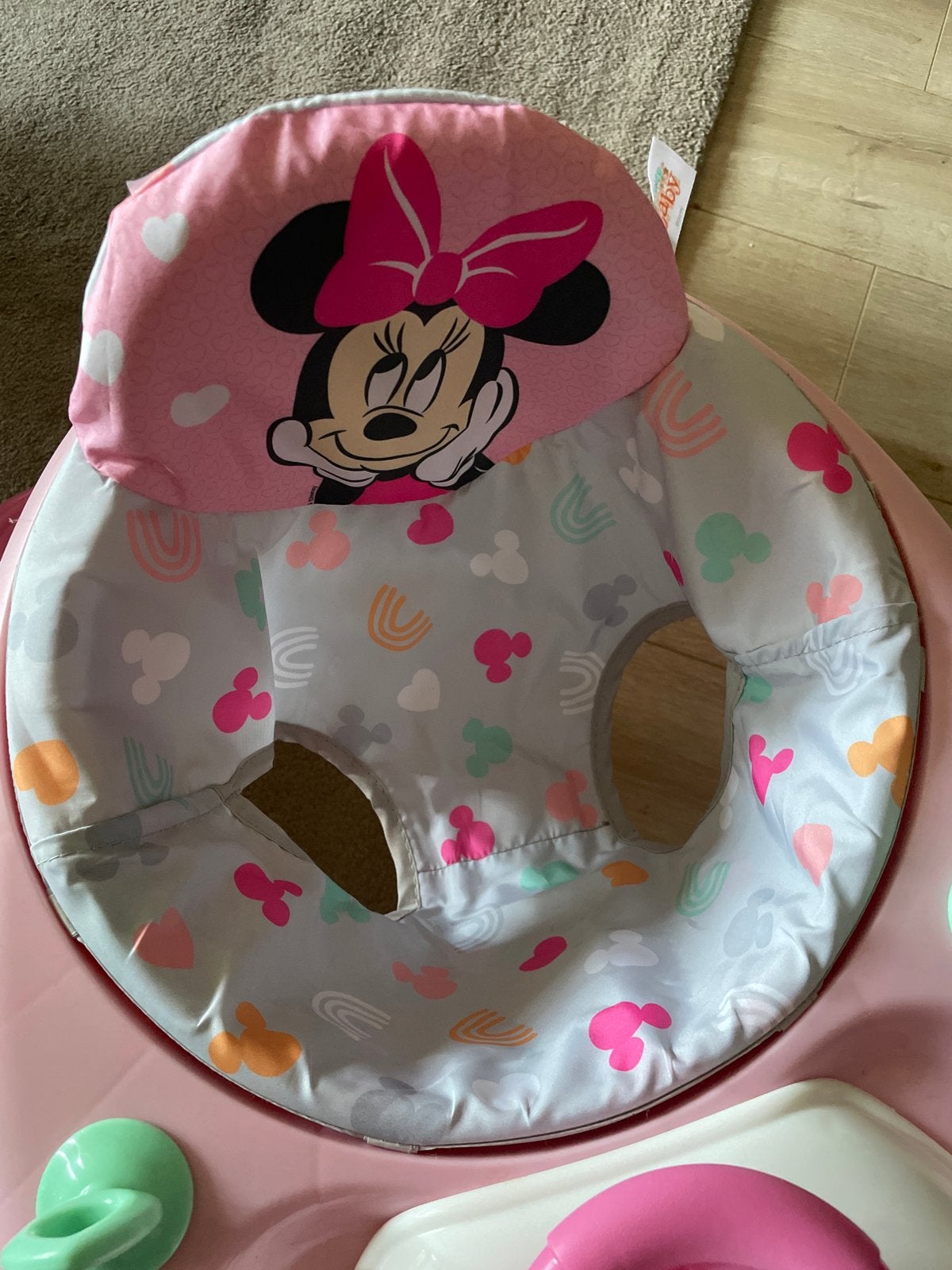 Minnie Mouse Baby Walker - Roze Loopstoel, Ophalen, Gebruikt