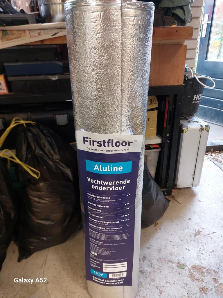 Firstfloor Aluline Vochtwerende ondervloer 15 m², Ophalen, Nieuw, 15 m² of meer, Vloerisolatie