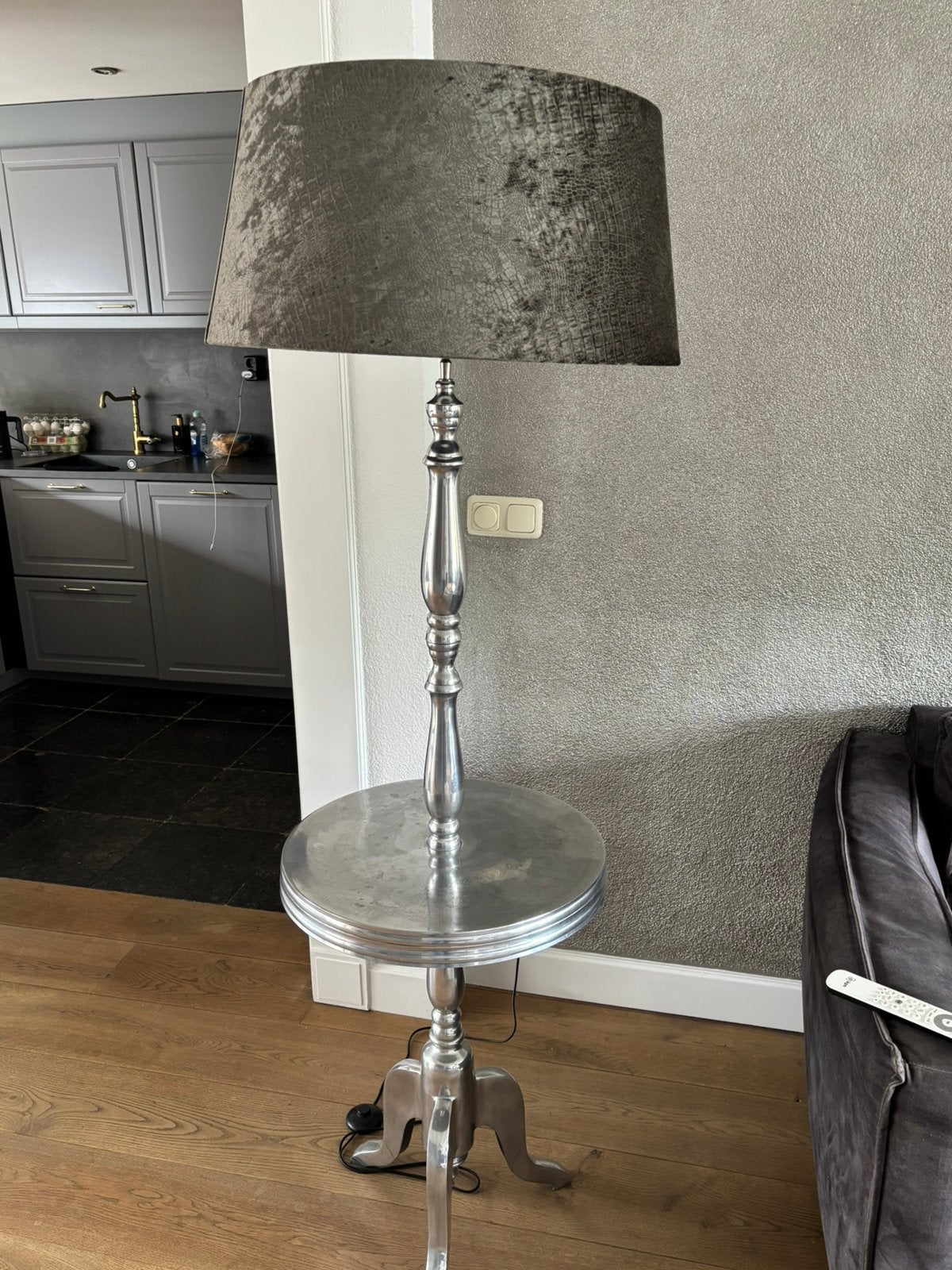 Staande lamp Riviera Maison, Huis en Inrichting, Lampen | Vloerlampen, Ophalen, Gebruikt, 150 tot 200 cm