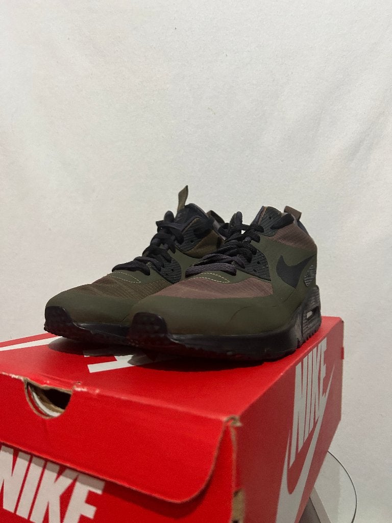 ALS NIEUW! Maat 44 - Nike Air Max 90 Mid Winter Dark Loden, Overige kleuren, Verzenden, Nike, Nike