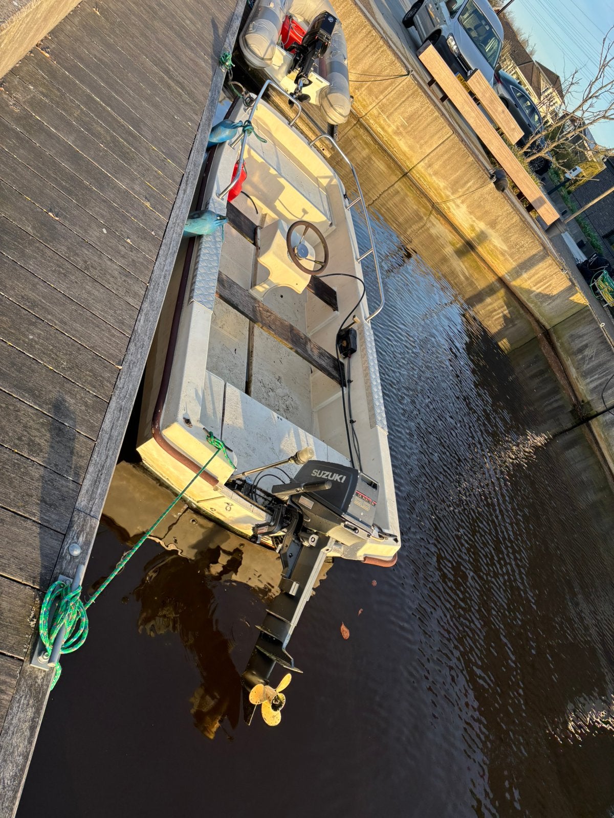 Console bootje suzuki 9.9pk, Ophalen, Zo goed als nieuw, Minder dan 15 m²
