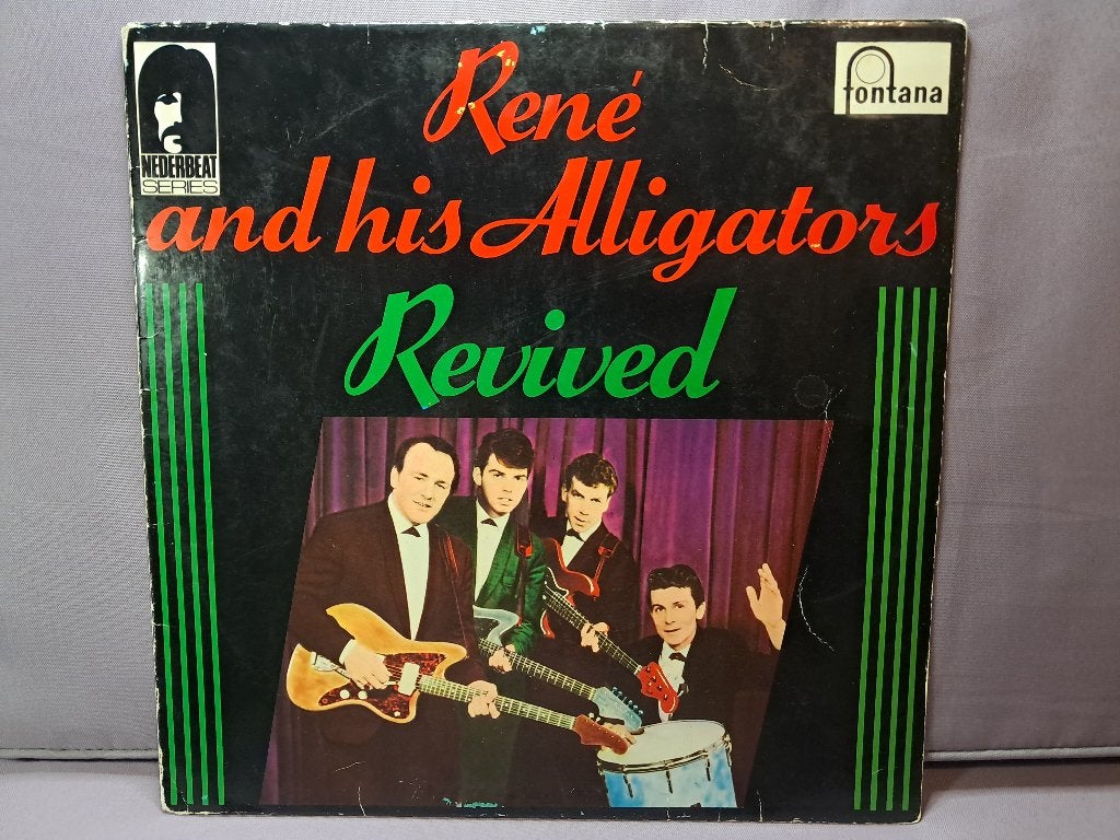 Lp. René and his Alligators - Revived ex+, LP, Gebruikt, Pop, Originele persing