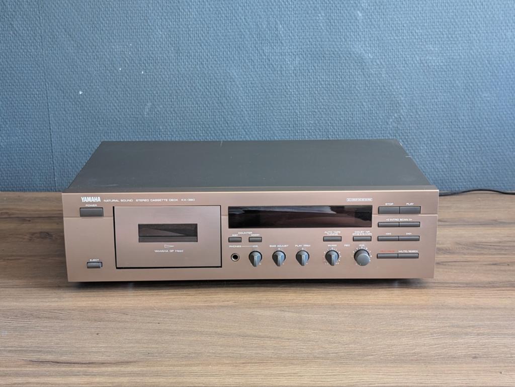 Yamaha KX-380 Cassettedeck - Speelt mooi!, Ophalen of Verzenden, Overige merken