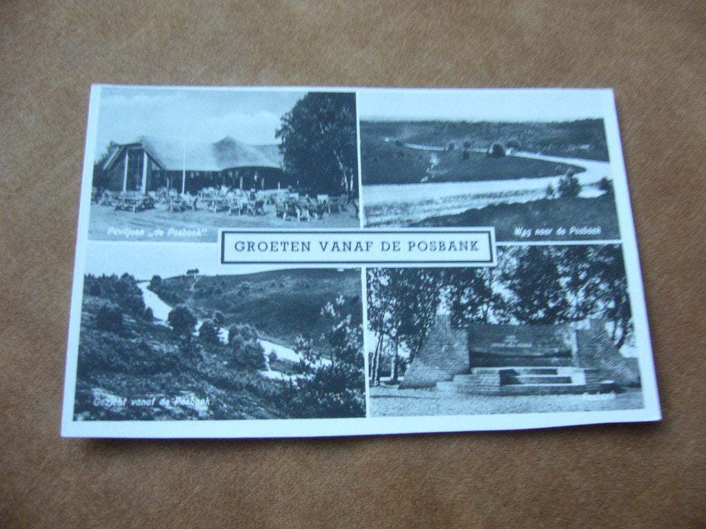DE STEEG  =  4 LUIK VAN DE POSBANK, Ophalen of Verzenden, 1940 tot 1960, Gelopen, Gelderland