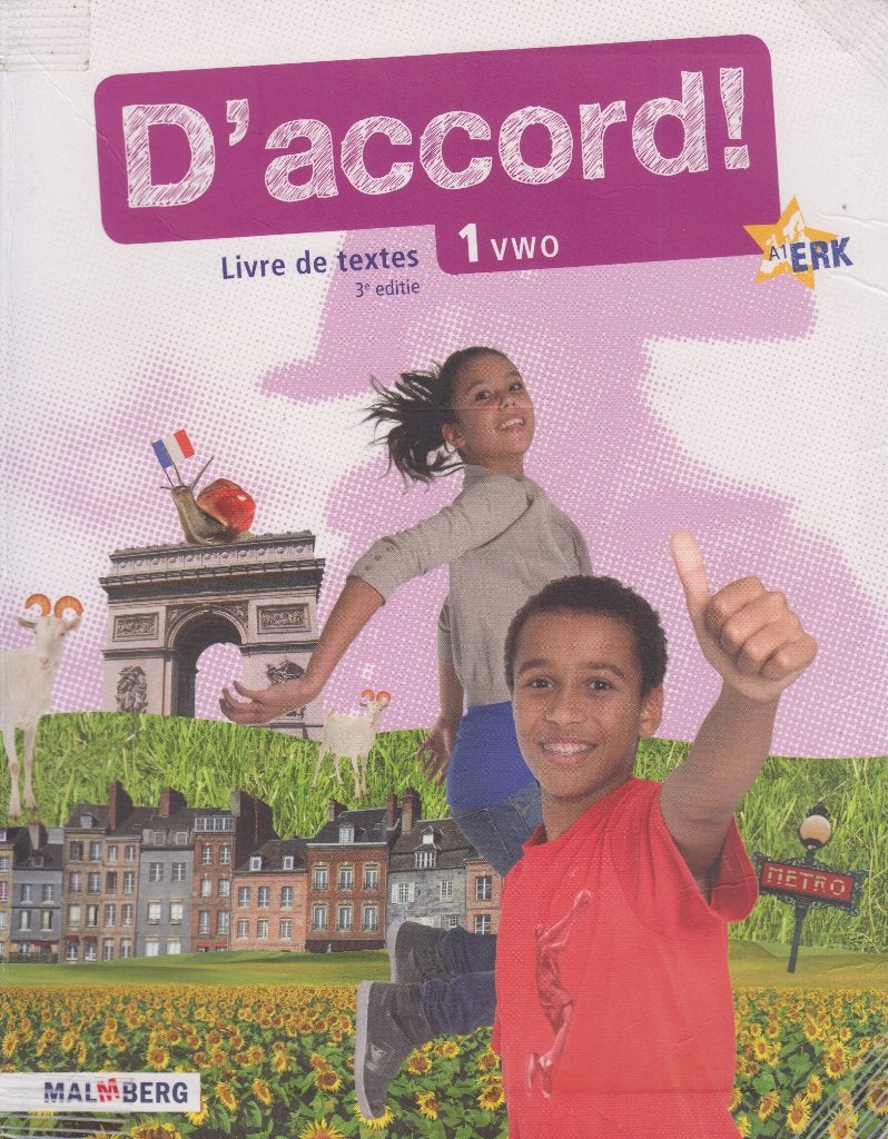 D'ACCORD 3e editie FRANS Onderbouw VWO 1e +2e +3e jaar SET, Boeken, Gelezen, Frans, VWO, Verzenden