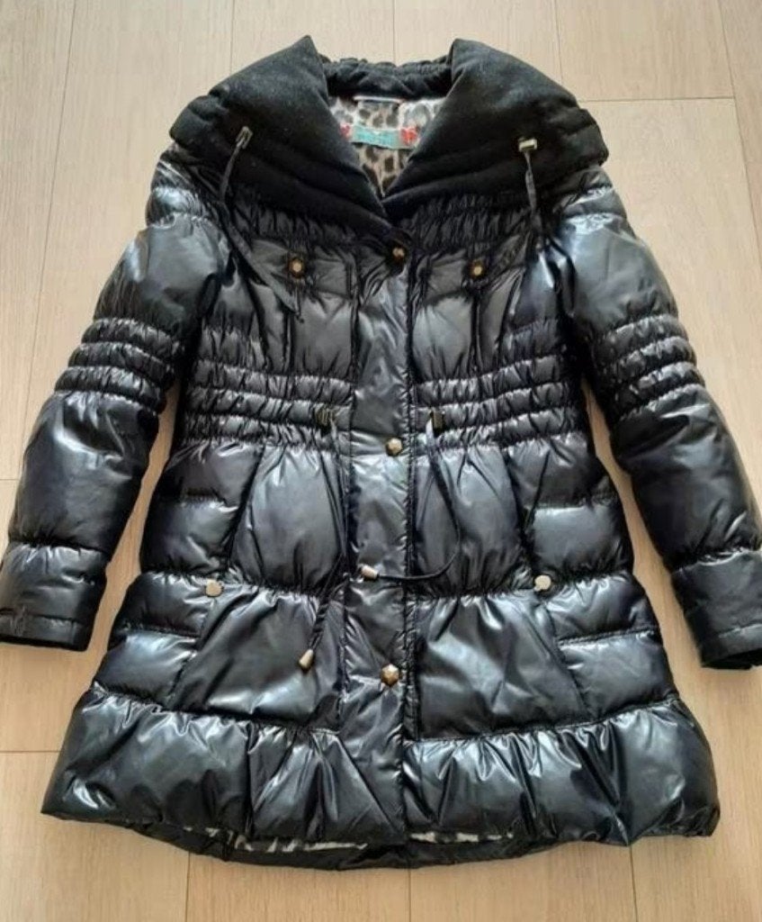 Daite Winterjas Zwart Maat S, Kleding | Dames, Daite, Zwart, Ophalen of Verzenden, Zo goed als nieuw