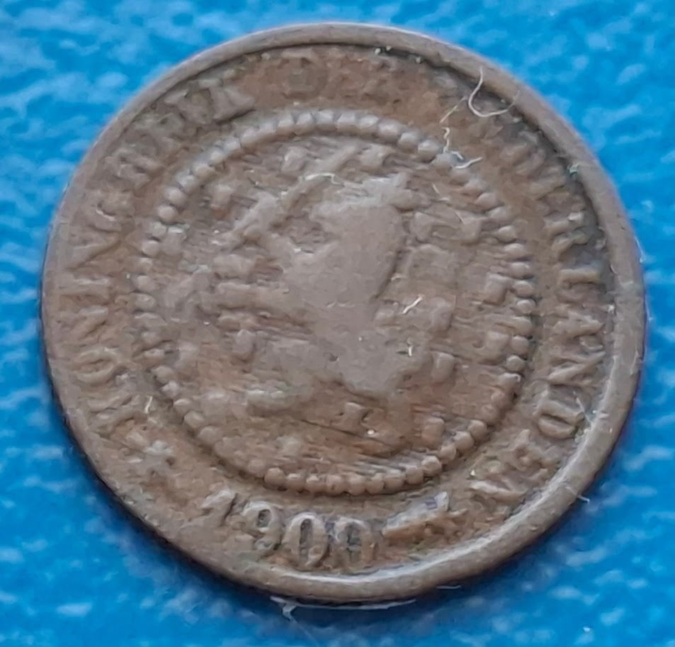 Nederland 1/2 cent 1900 - Wilhelmina*, Verzenden, Koningin Wilhelmina, Overige waardes, Losse munt