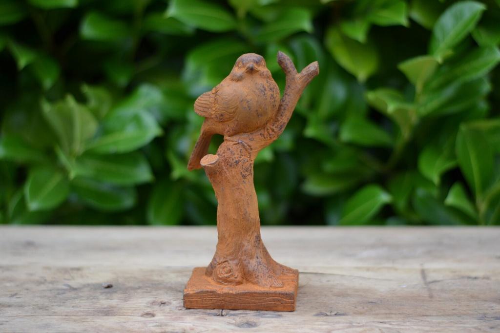 Roodborstje, Tuin en Terras, Tuinbeelden, Verzenden, Nieuw, Metaal, Dierenbeeld