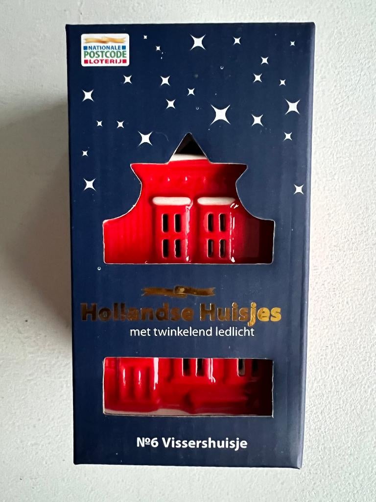 Postcodeloterij Huisje nr. 6 Vissershuisje NIEUW Kersthuisje, Ophalen of Verzenden, Nieuw