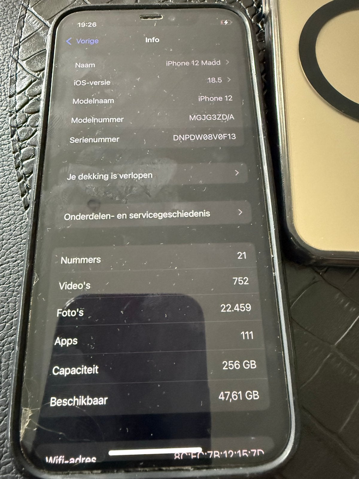 iPhone 12 256GB - Goede staat, Telecommunicatie, 256 GB, Gebruikt, Ophalen of Verzenden, IPhone 12