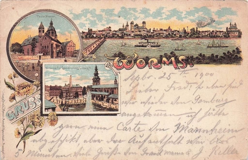 702-167-001 Worms, Verzenden, Voor 1920, Duitsland
