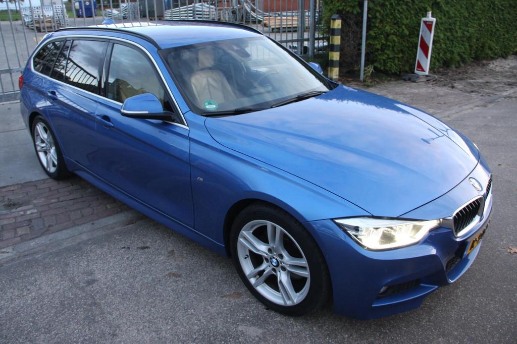 BMW 3-serie Touring 320d M-sport edition trekhaak,led, Mooie, Auto's, Automaat, 745 kg, Achterwielaandrijving, Leder