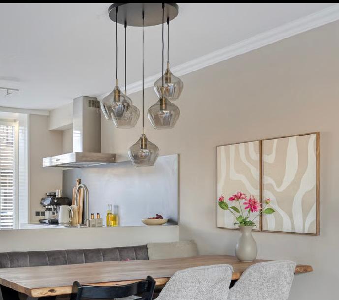 Light & Living hanglamp rakel, Huis en Inrichting, Ophalen of Verzenden, Zo goed als nieuw, Minder dan 50 cm