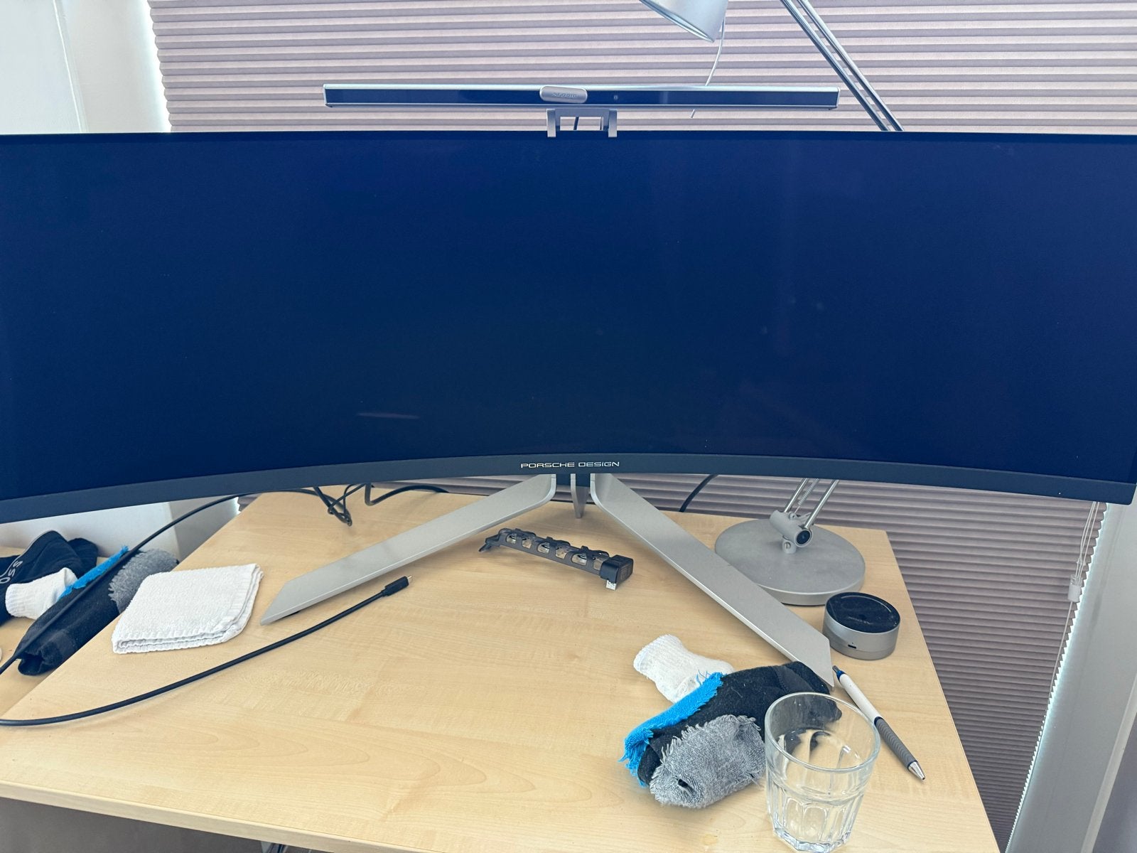 Porsche Design AOC Agon Pro PD49 Ultrawide Gaming Monitor, Computers en Software, Monitoren, 101 t/m 150 Hz, Curved, VA, Zo goed als nieuw