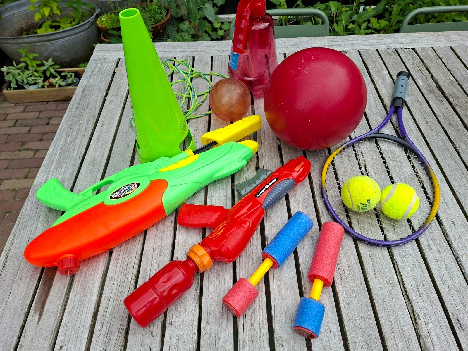 Buitenspeelgoed, waterpistool, Kinderen en Baby's, Speelgoed | Buiten | Los speelgoed, Ophalen, Gebruikt