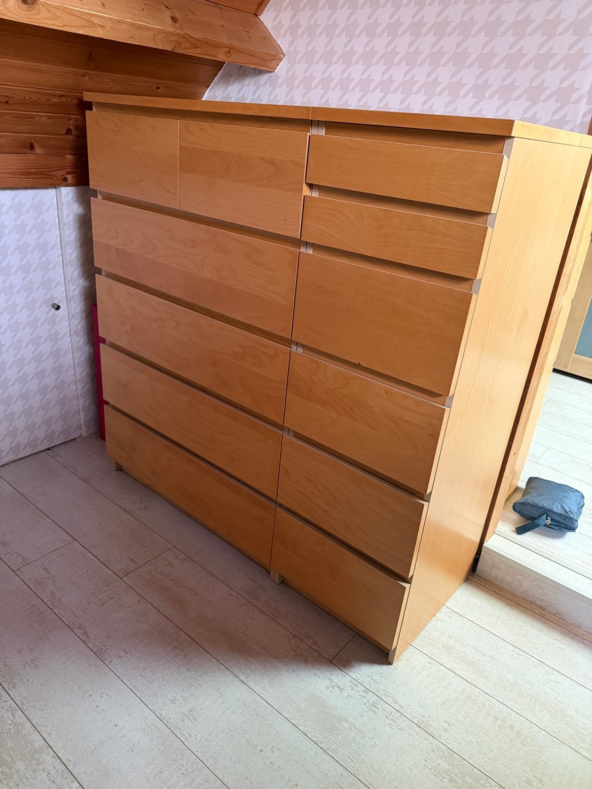 Ikea malm kast, Ophalen, 100 tot 150 cm, 5 laden of meer, 100 tot 150 cm