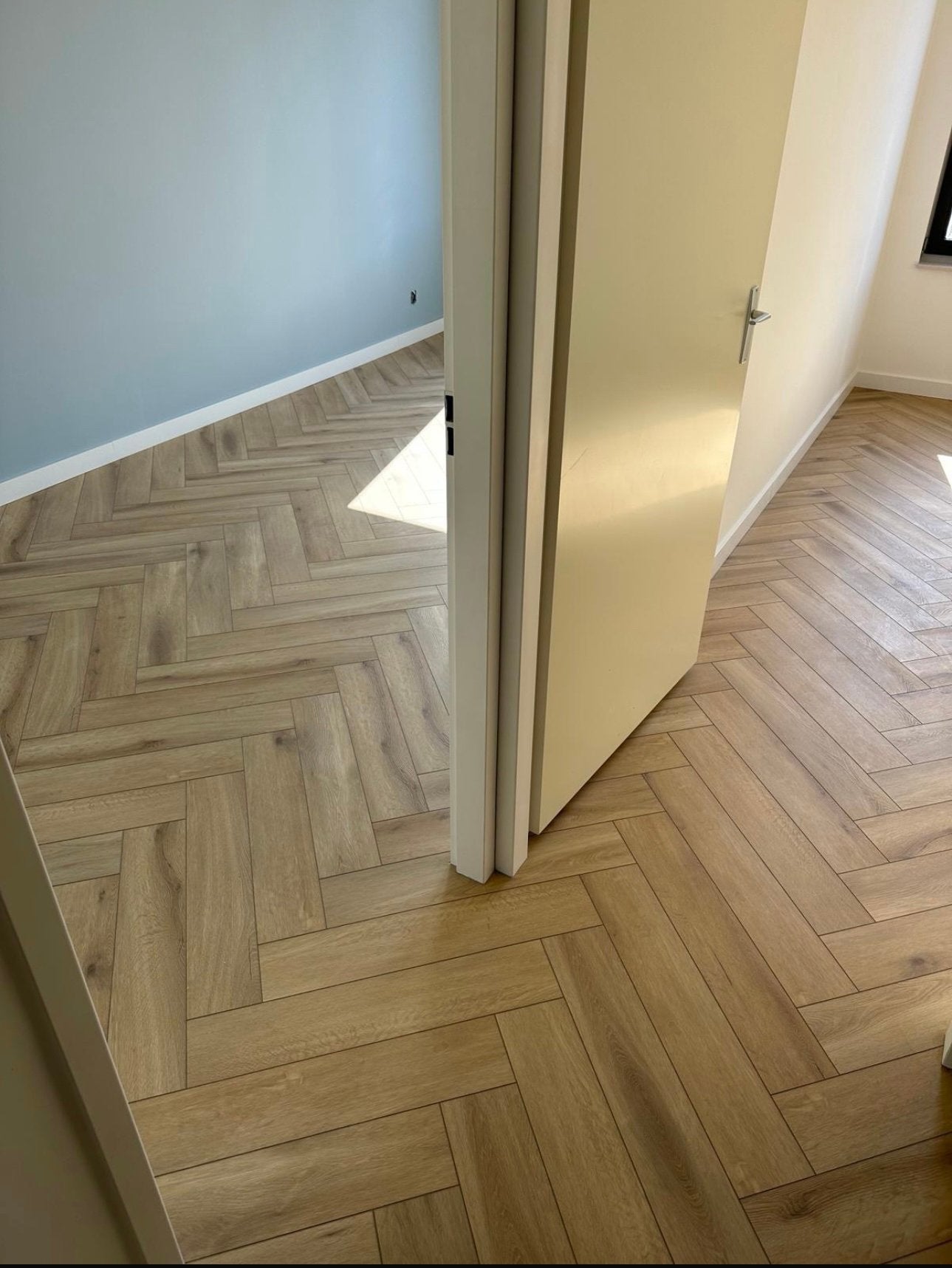 PVC en laminaat leggen, klussen, Huis en Inrichting, Ophalen of Verzenden, Zo goed als nieuw, 75 m² of meer, Laminaat