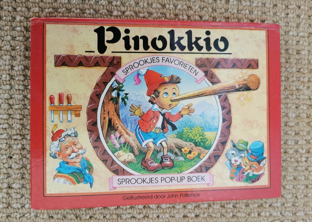 253 .. Pinokkio pop up boekje, Boeken, Ophalen of Verzenden, Fictie algemeen