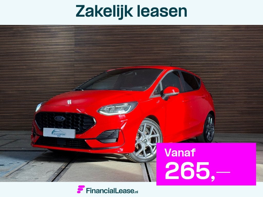 Ford Fiesta 1.0 EcoBoost Hybrid ST-Line Automaat | 17' inch, Gebruikt, Zwart, Bedrijf, 19 km/l